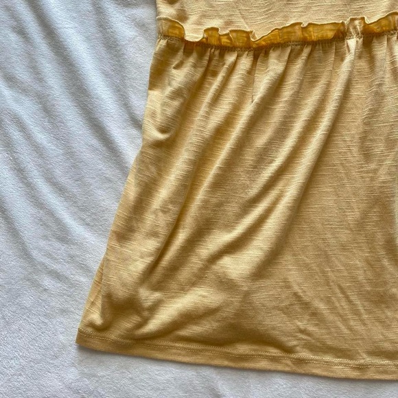 honey yellow lace babydoll top - Picture 6 of 8